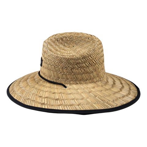 side view of straw hat