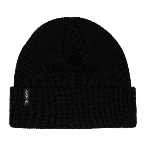 Black Beanie with "LUKE 18:1" label