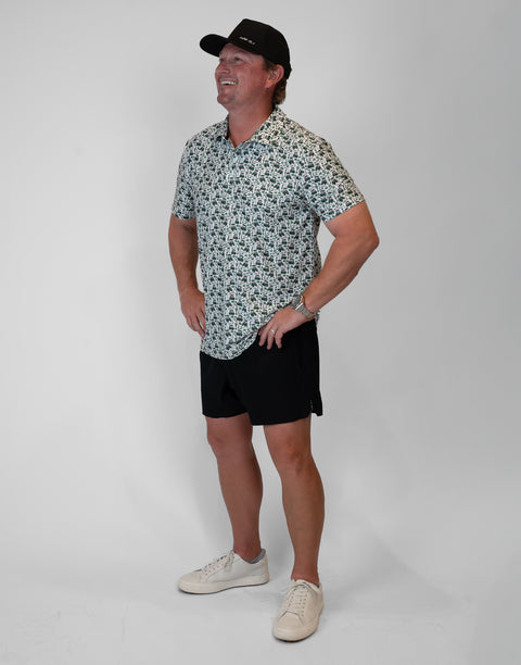 Man wearing Performance Golf Polo